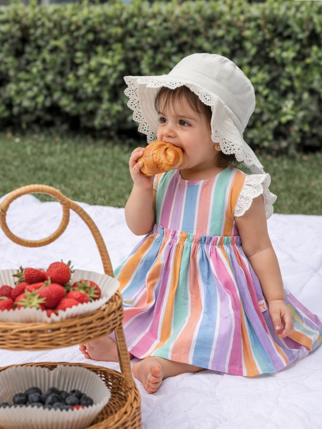 Rainbow A-line Dress