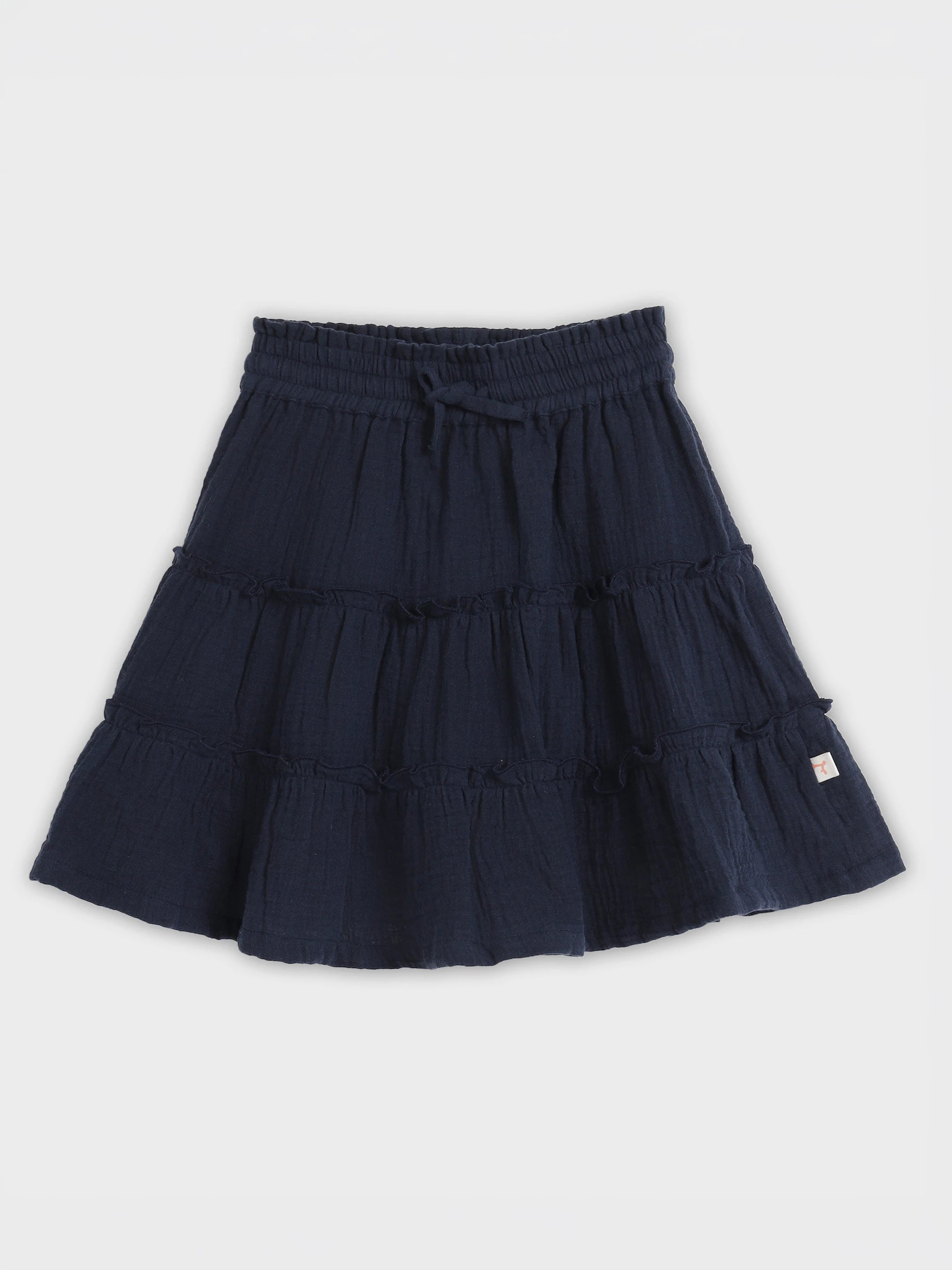 Navy Muslin Skirt