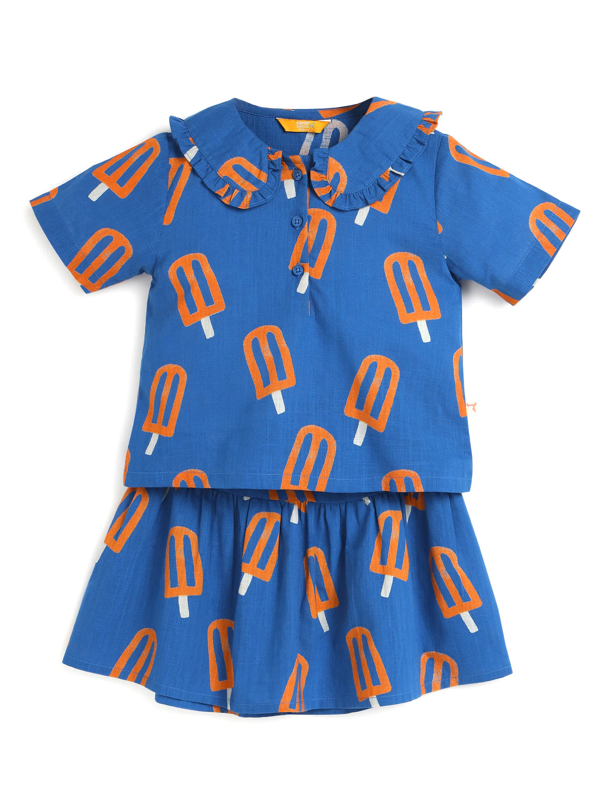 Popsicle Print Top & Skirt Set