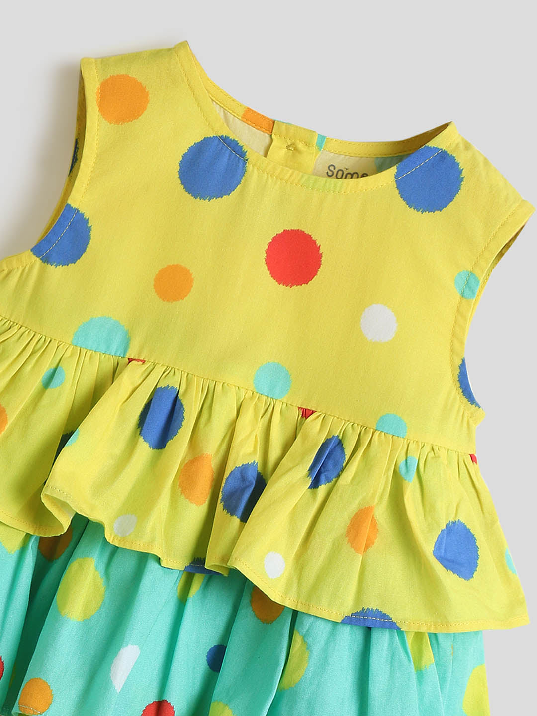 Polka Dot Dress with Bloomer