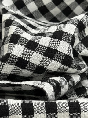 Black Gingham Kurta