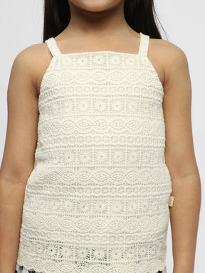 Cloudy Lace Cotton Top