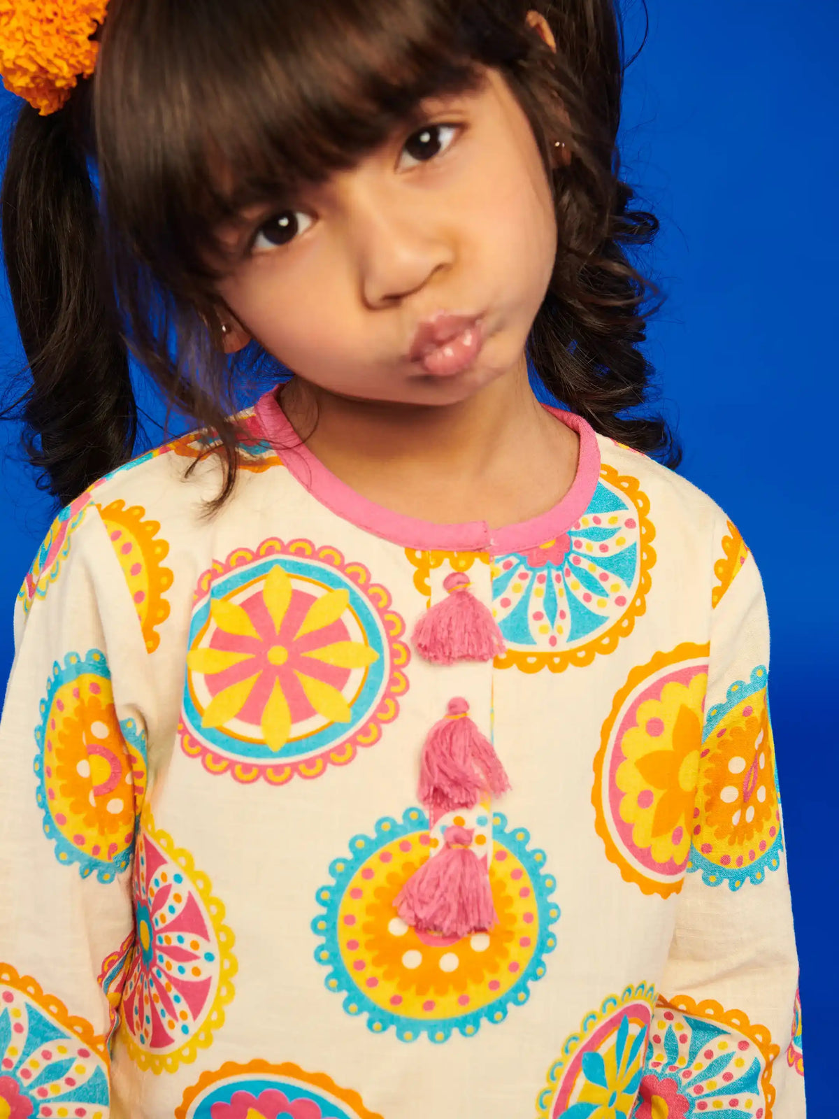 Mandana Girls Kurta Set Somersault