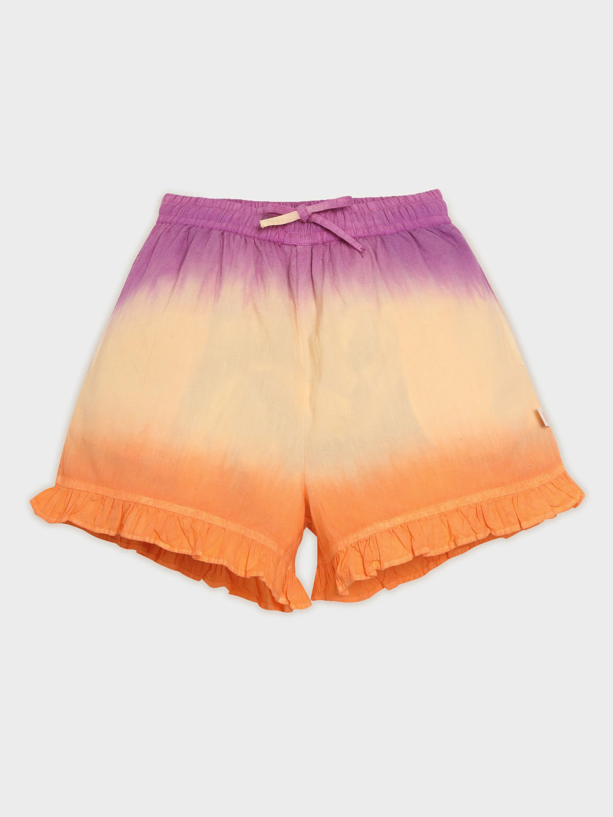 Sunset Ombre Frill Shorts