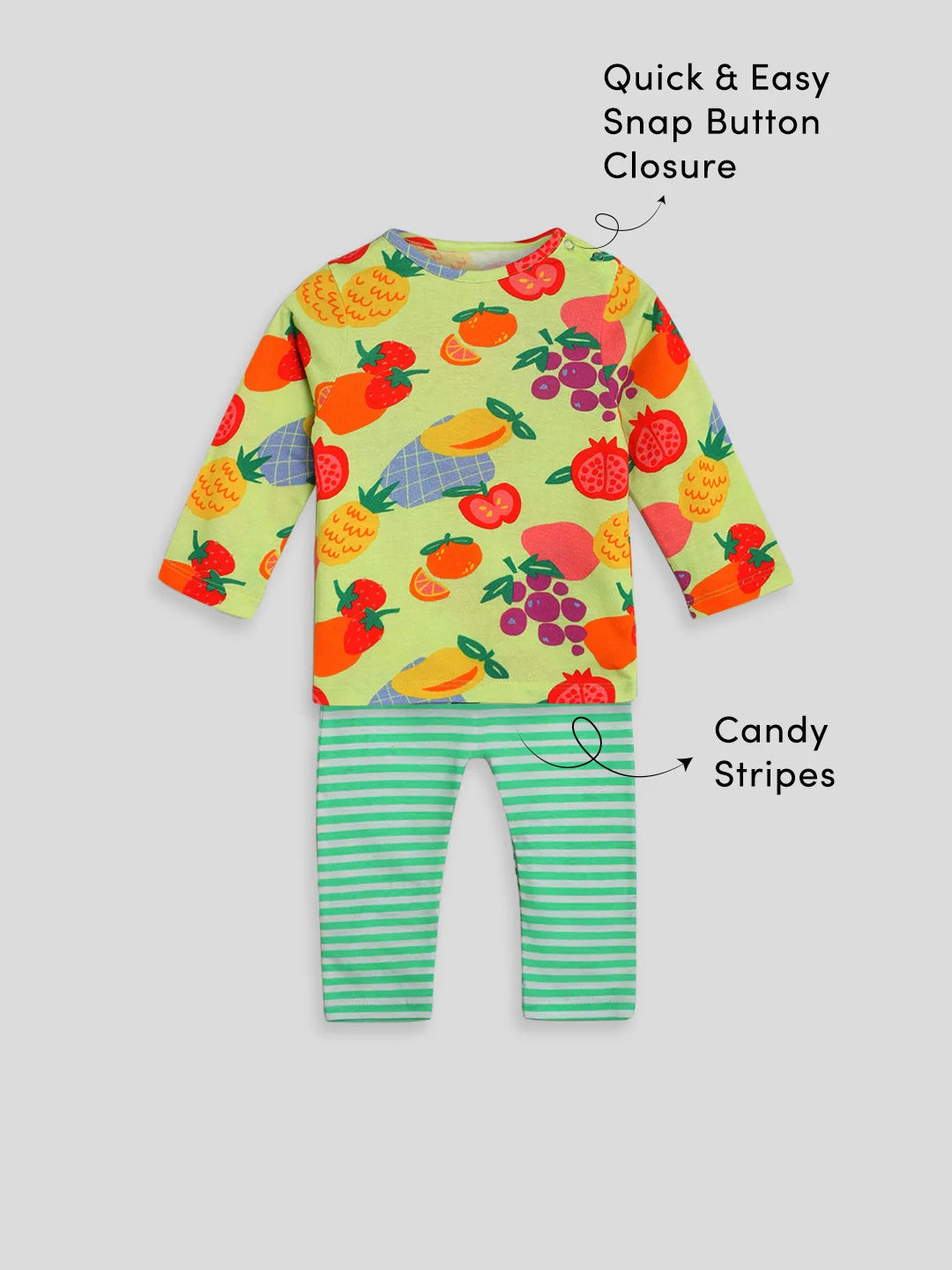 Cotton Tee & Pants Set