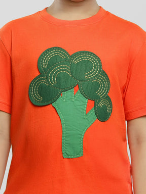 Boys Broccoli T-Shirt & Cargo Set