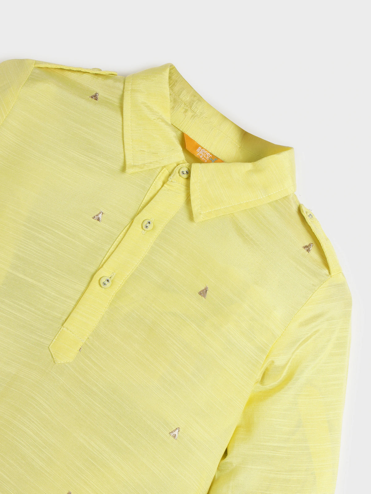 Yellow Pathani Kurta Set