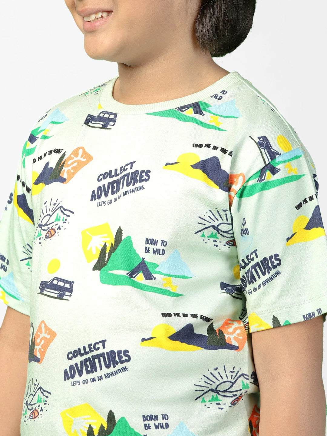 Boys Adventure Print T-Shirt & Joggers Set