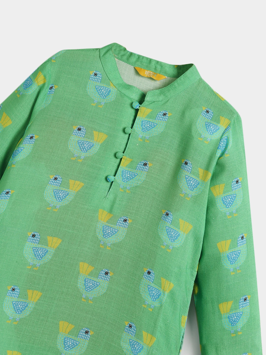 Festive Ease Printed Kurta Pajama Set