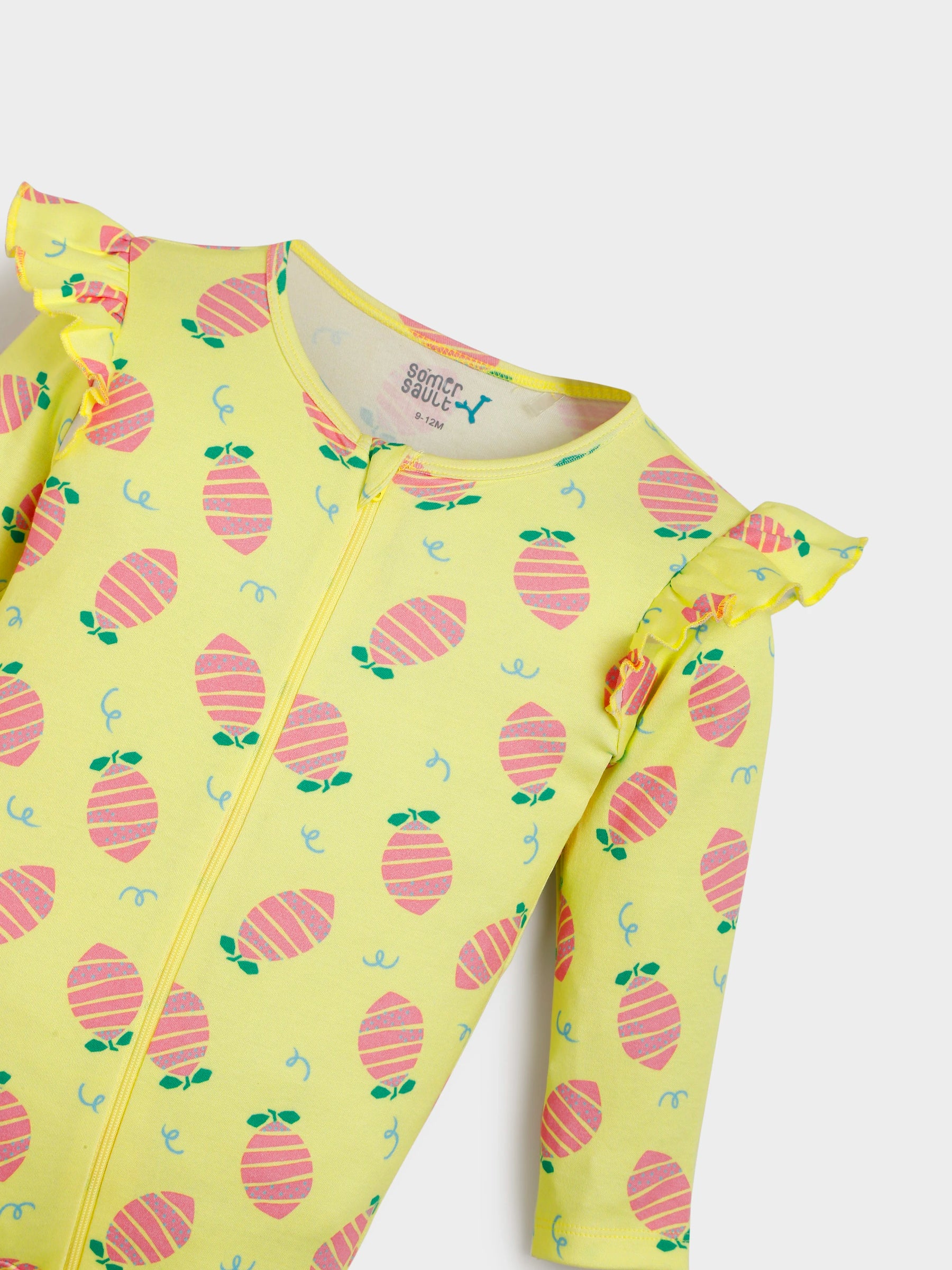 Yellow Zip Sleepsuit