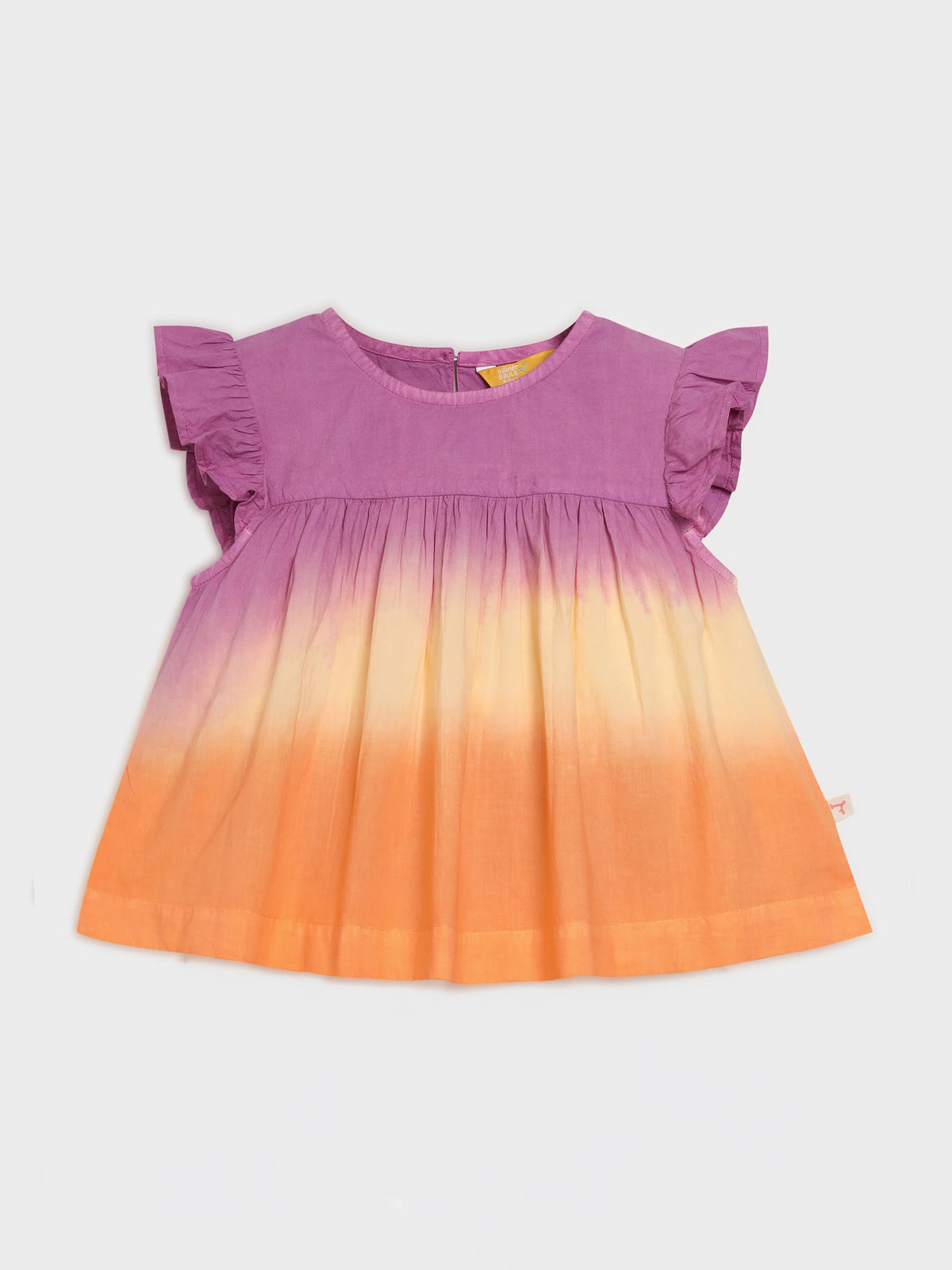 Sunset Ombre Frill Top