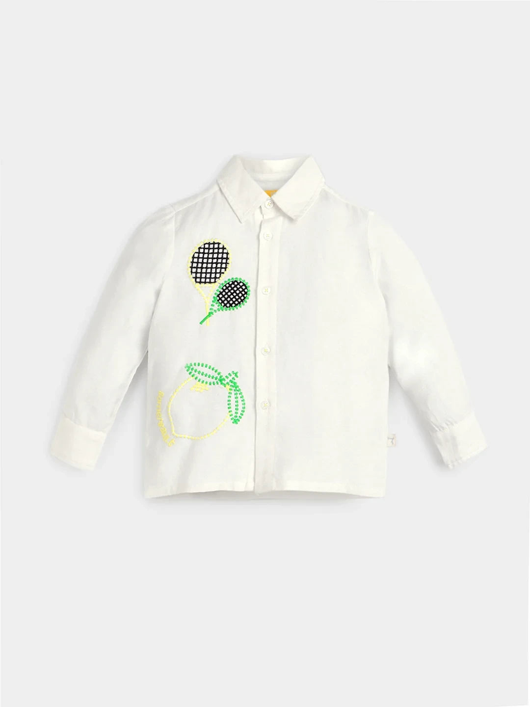 Classic White Embroidered Shirt