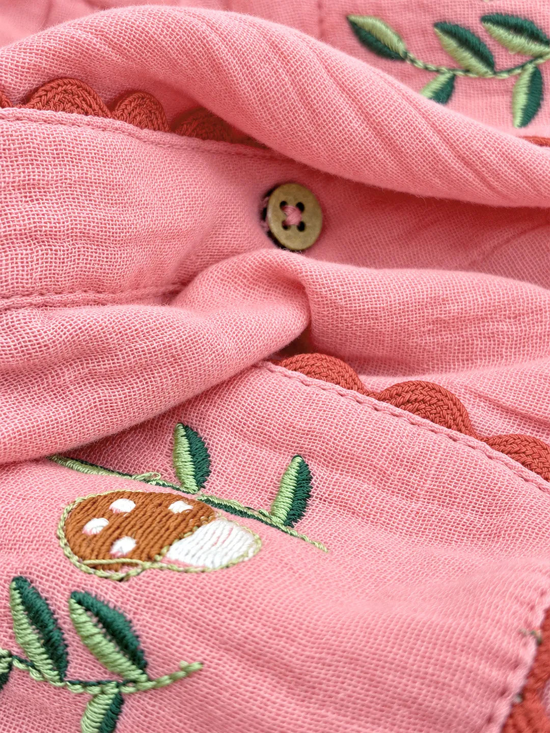 Double Cloth Pink Dress