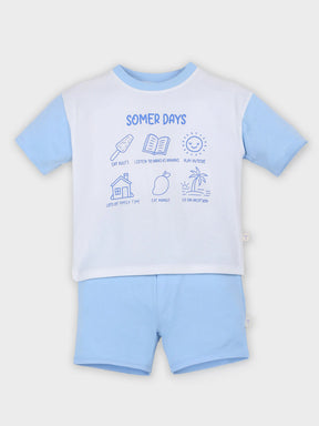 Somers Days T-Shirt & Shorts Set for Boys
