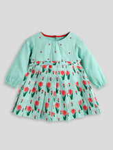 Green Tulip Bodysuit and Skirt Set- Newborn