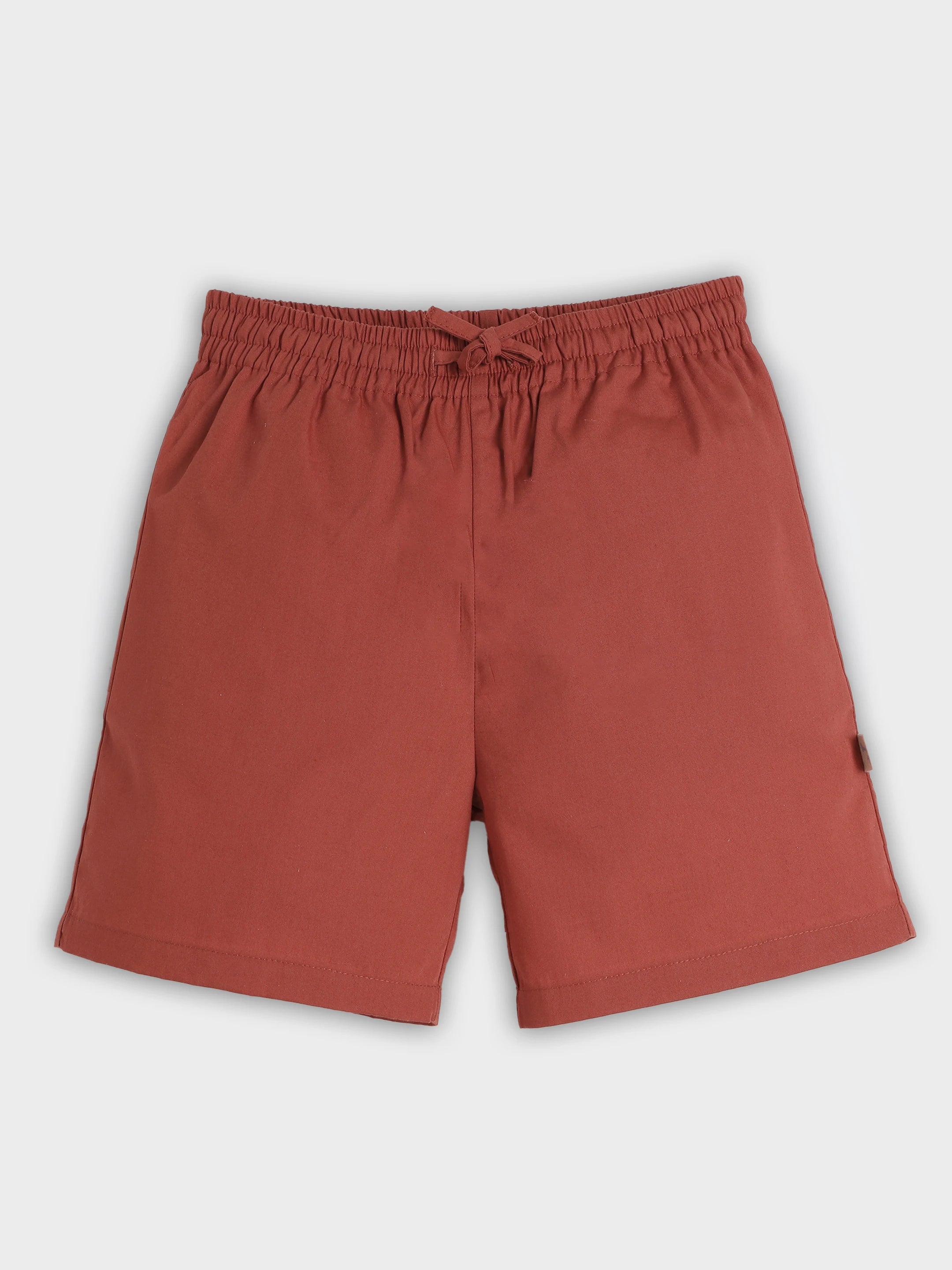 Solid Cotton Shorts