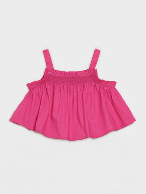 Berry Pop Frill Top