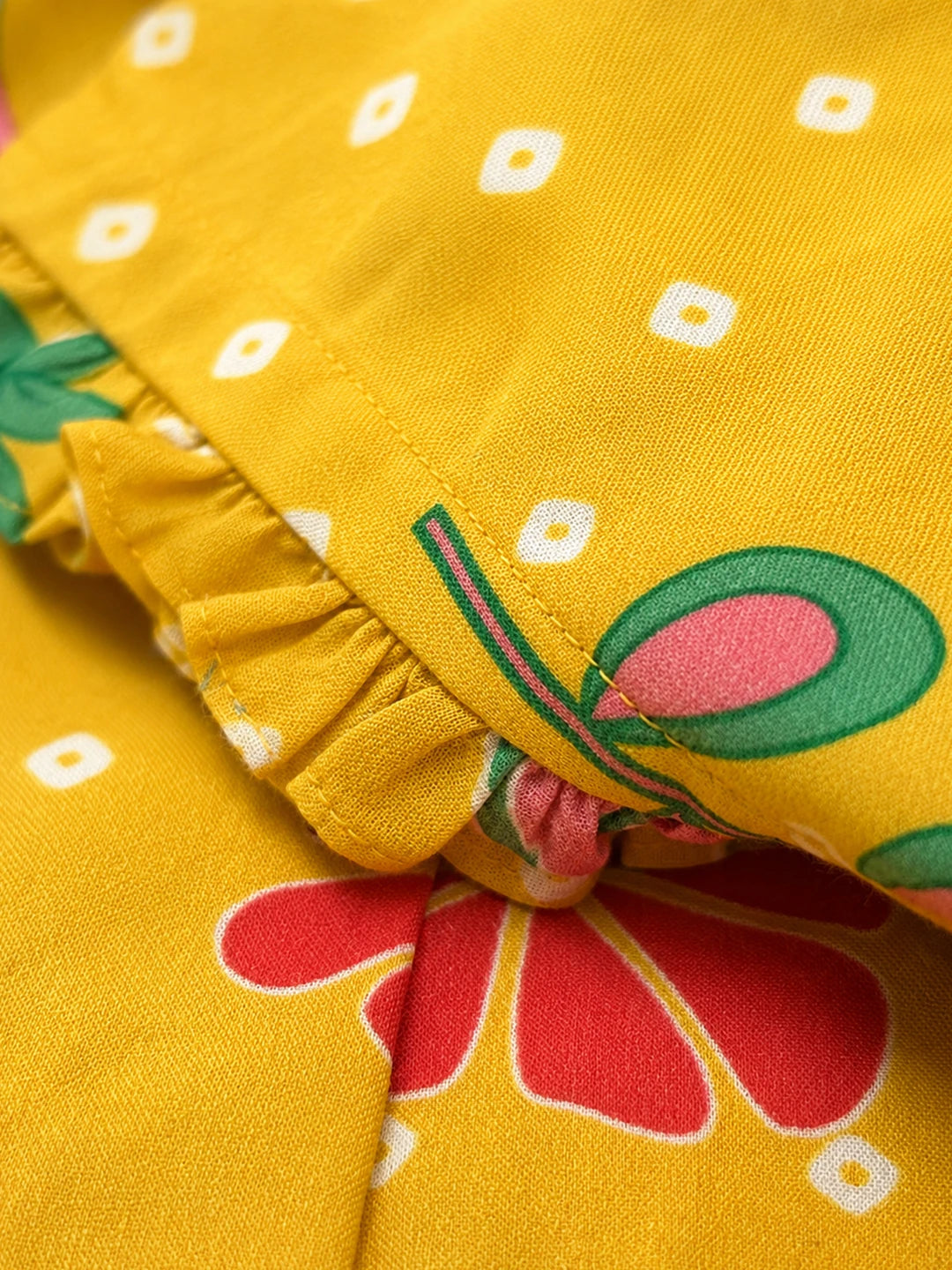 Printed Top Skirt Set