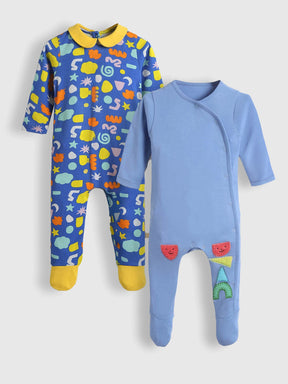 Unique Shapes Sleepsuit Surprise Box- Pack of 2