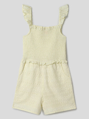 Smocked Lime Romper