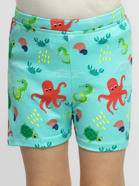 Marine Life Swimming Trunk