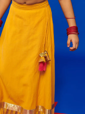 Kesari Top and Flare Skirt Set Somersault