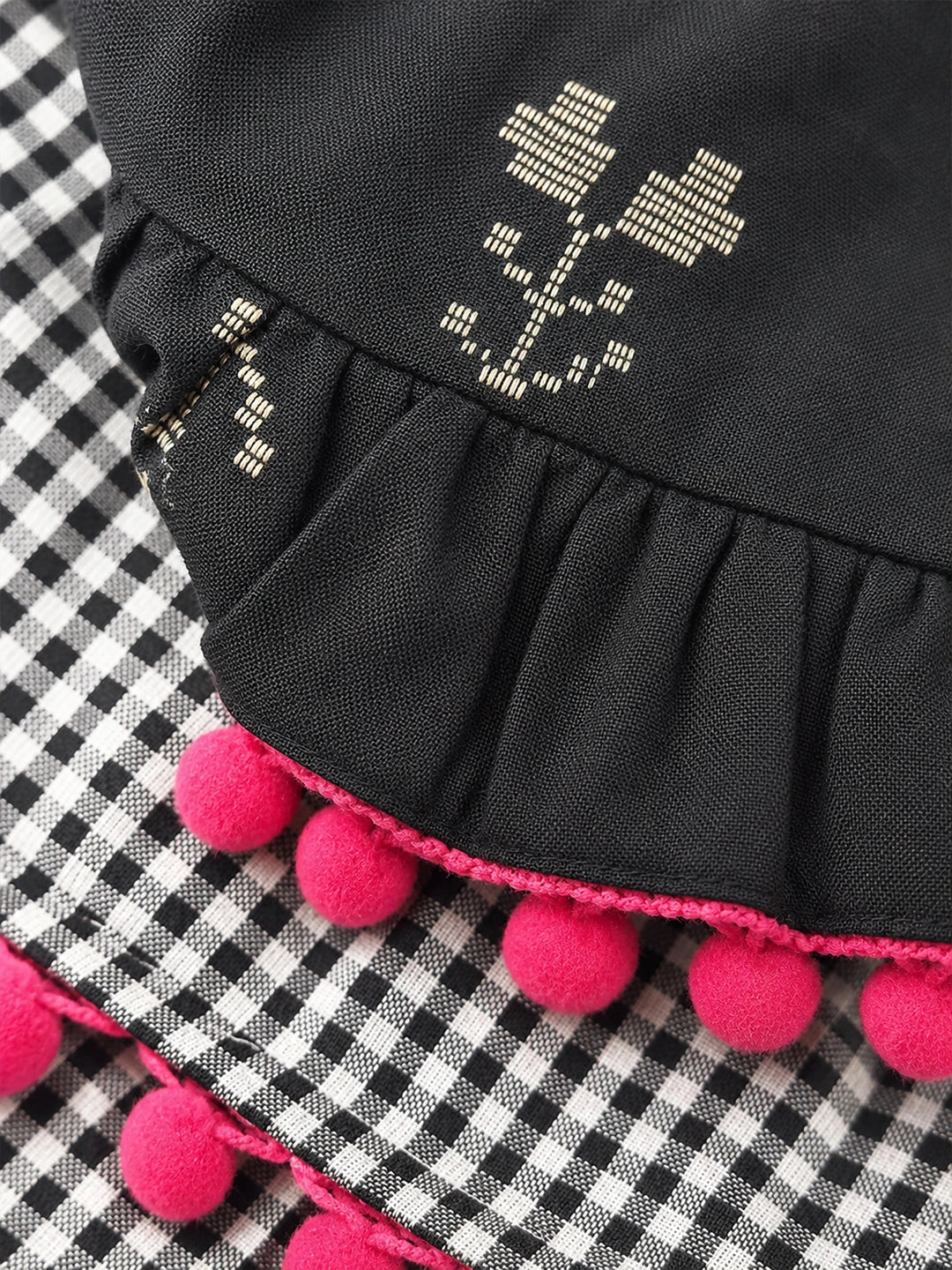 Pom-Pom Top Skirt Set
