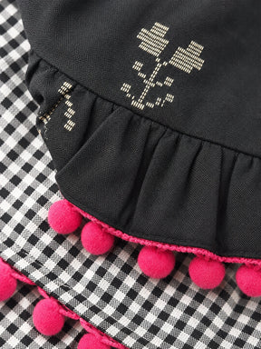 Pom-Pom Top Skirt Set