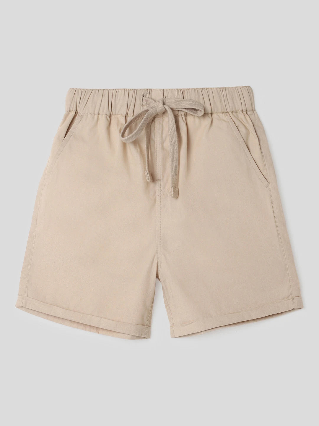 Khaki Shorts With Pocket