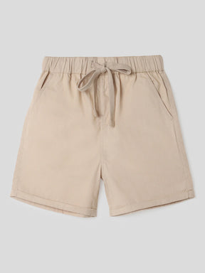 Khaki Shorts With Pocket
