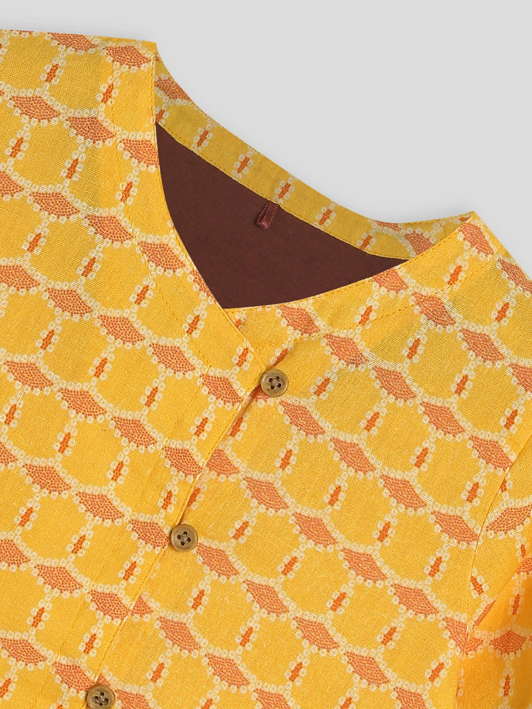 Elbow Patch Kurta Pajama Set