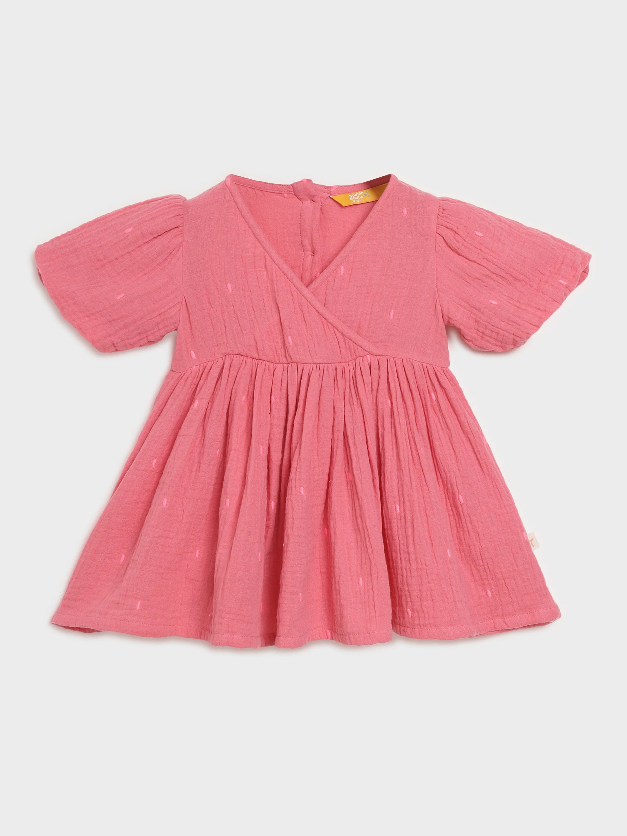 Pink Muslin Dress