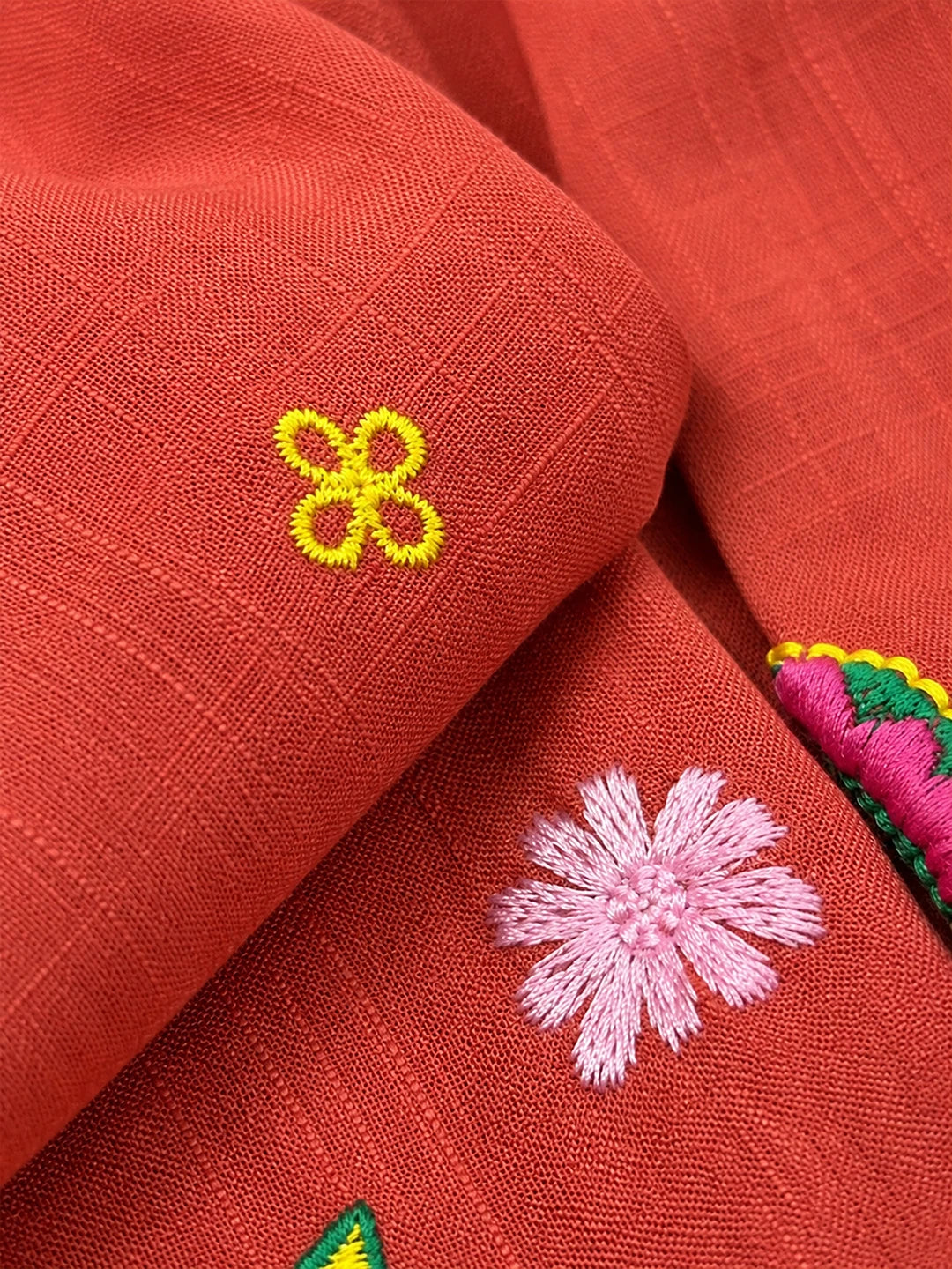 Embroidered Cotton Dress