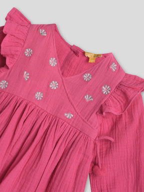Rani Pink Festive Girls Set Somersault