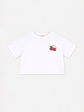 Cherry Print T-Shirt for Girls