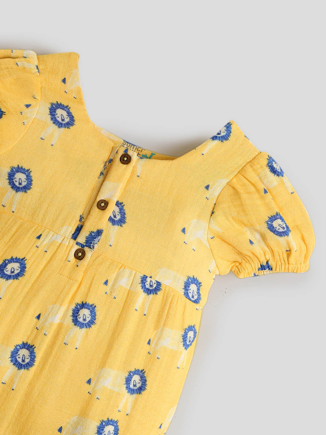 Yellow Cotton Romper