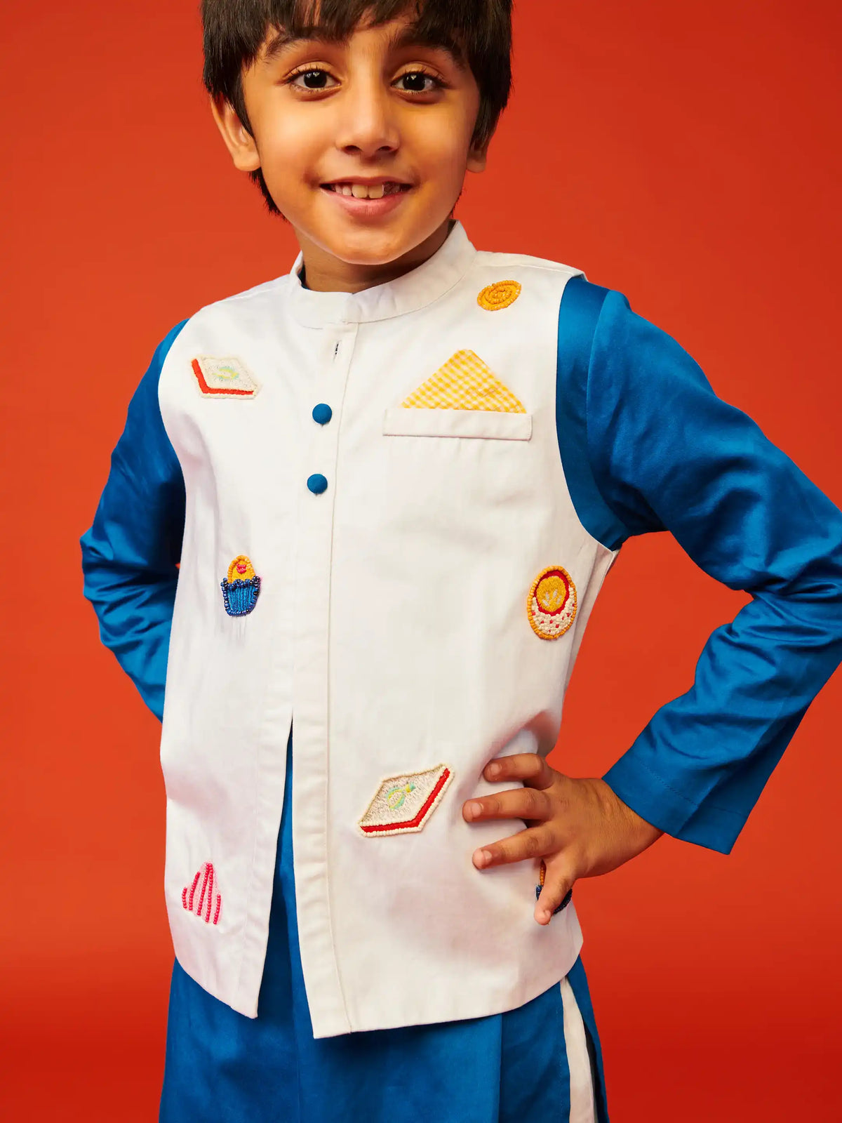Mithai Boys Kurta Jacket Set Somersault