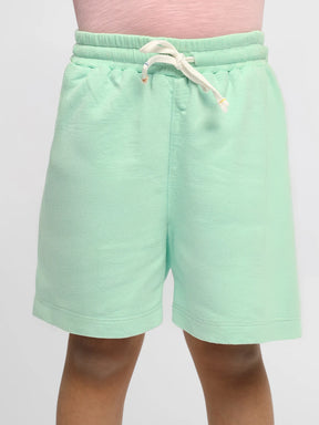 Mint Cotton Bermuda Shorts