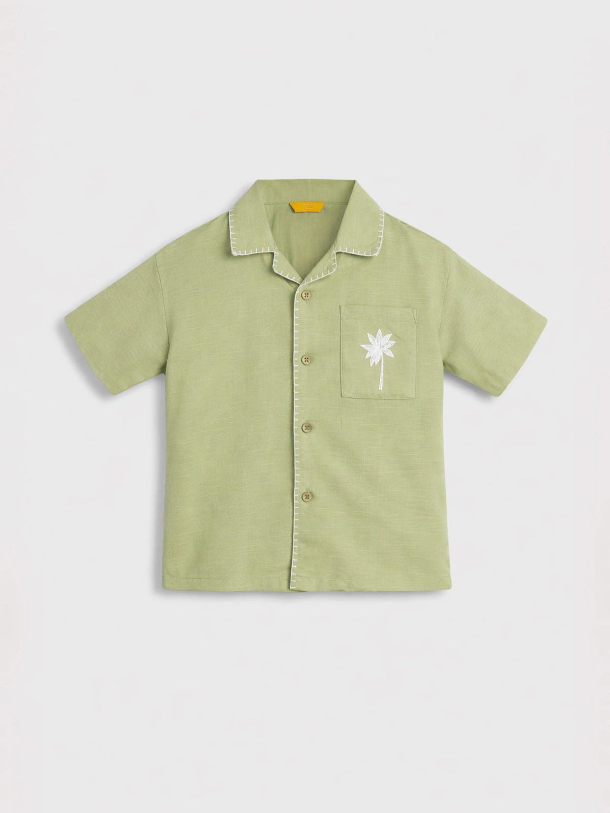 Solid Resort Collar Shirt