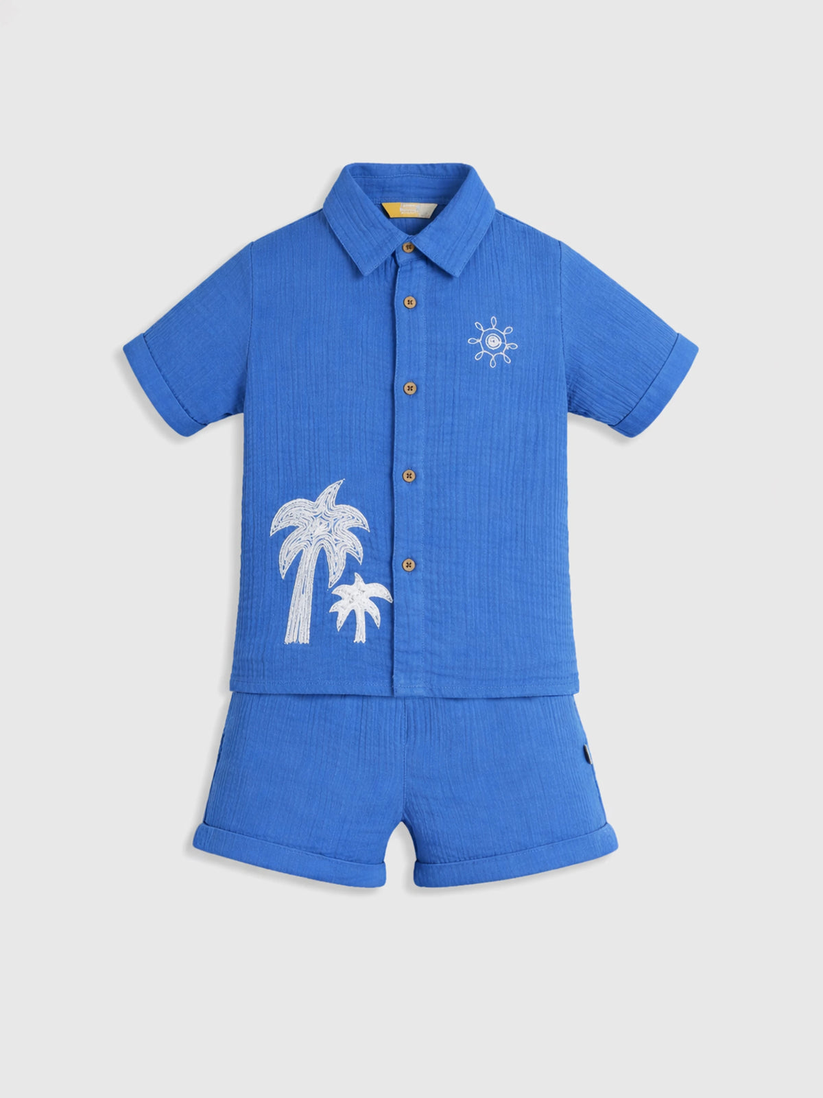 Embroidered Muslin Co-ord Set