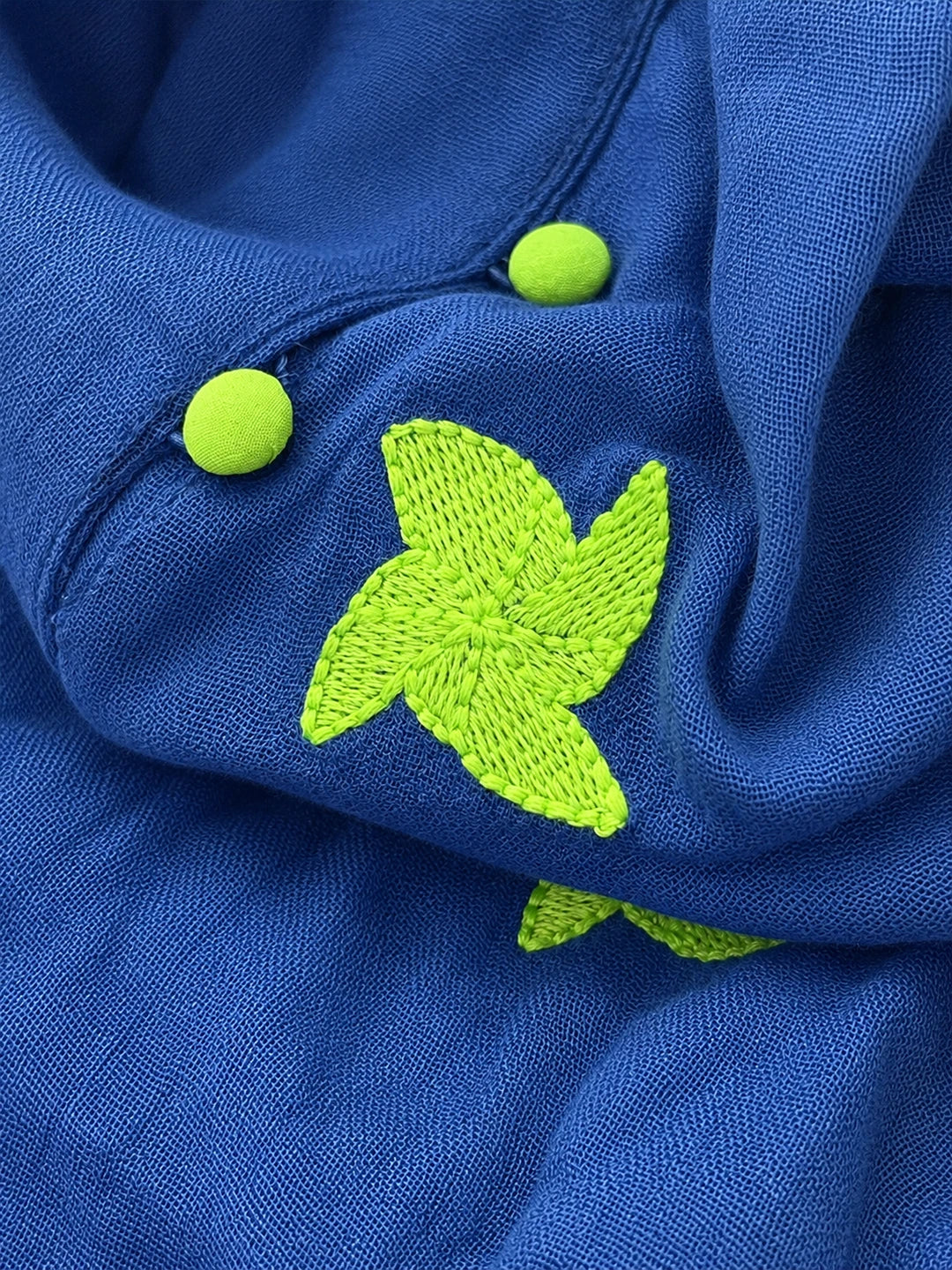 Embroidered Blue Kurta