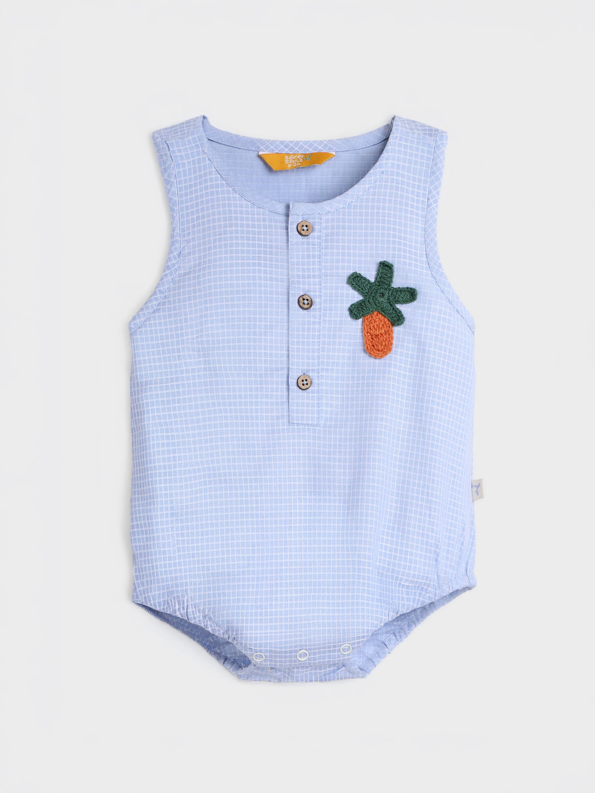 Palm Tree Embroidered Bodysuit