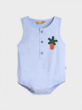 Palm Tree Embroidered Bodysuit