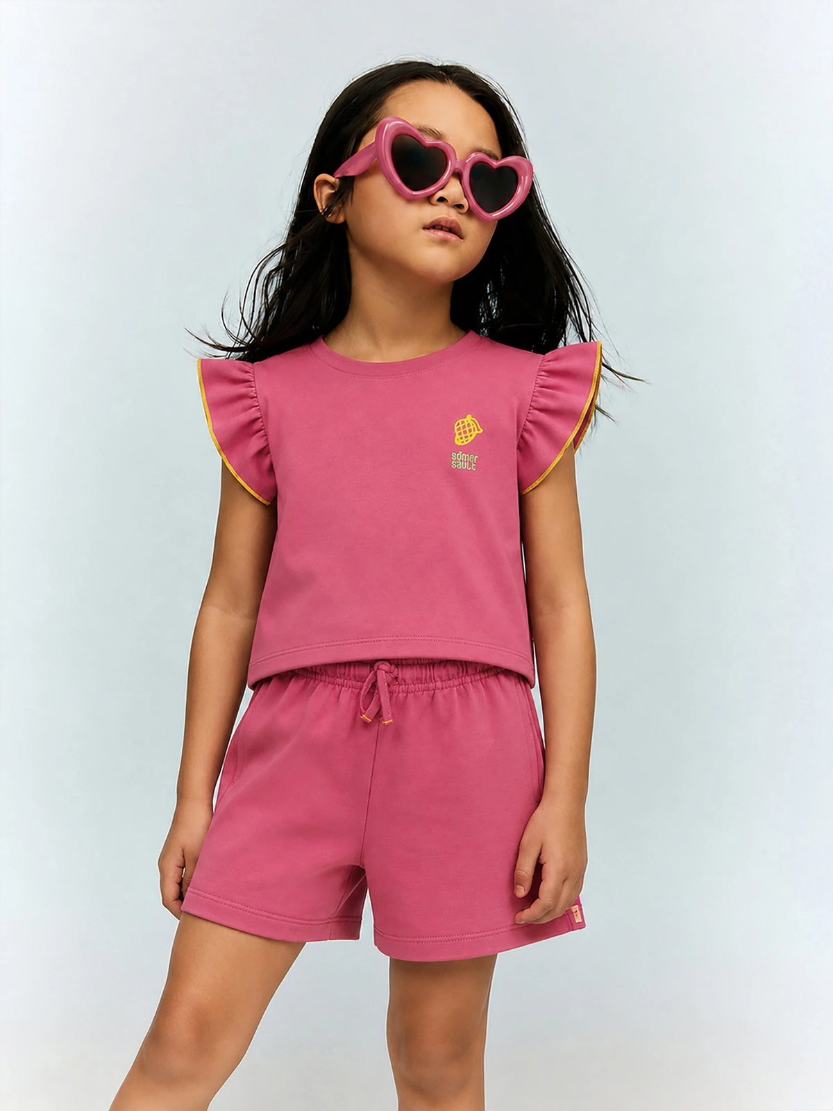 Flutter Sleeves & Shorts Set