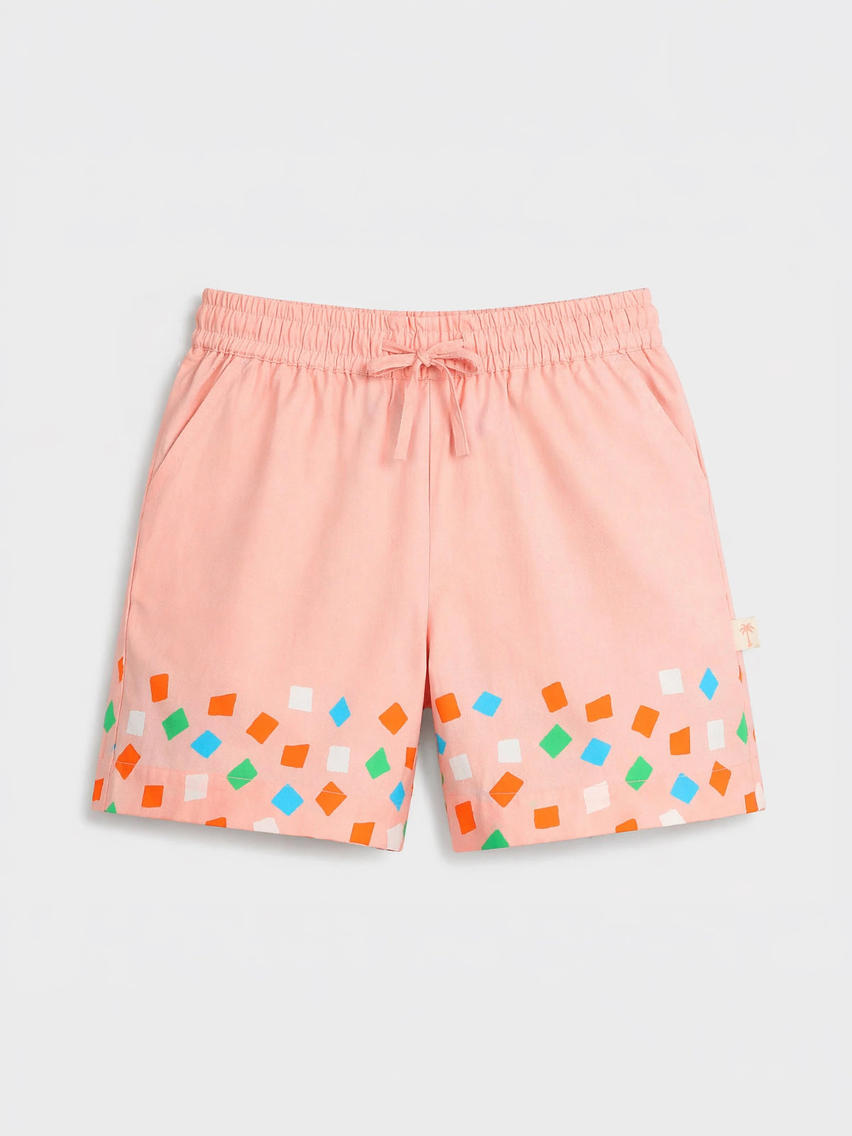 Printed Cotton Shorts