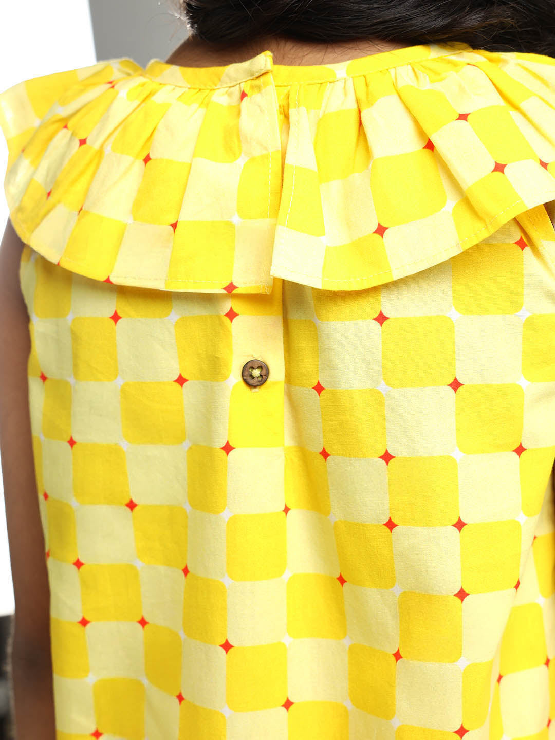 Checked Cotton Dress