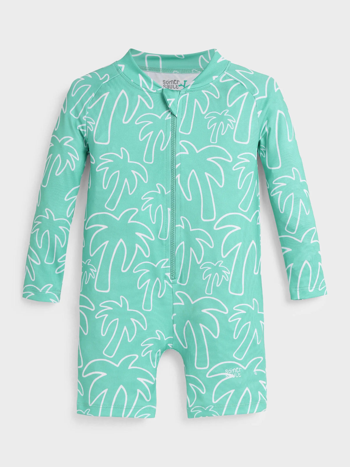 Palm Breeze Zip Swimsuit