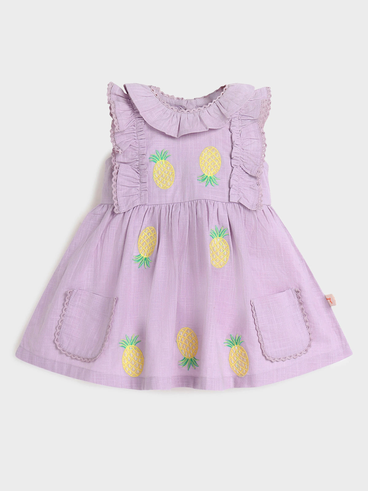 Purple Ruffle Dress