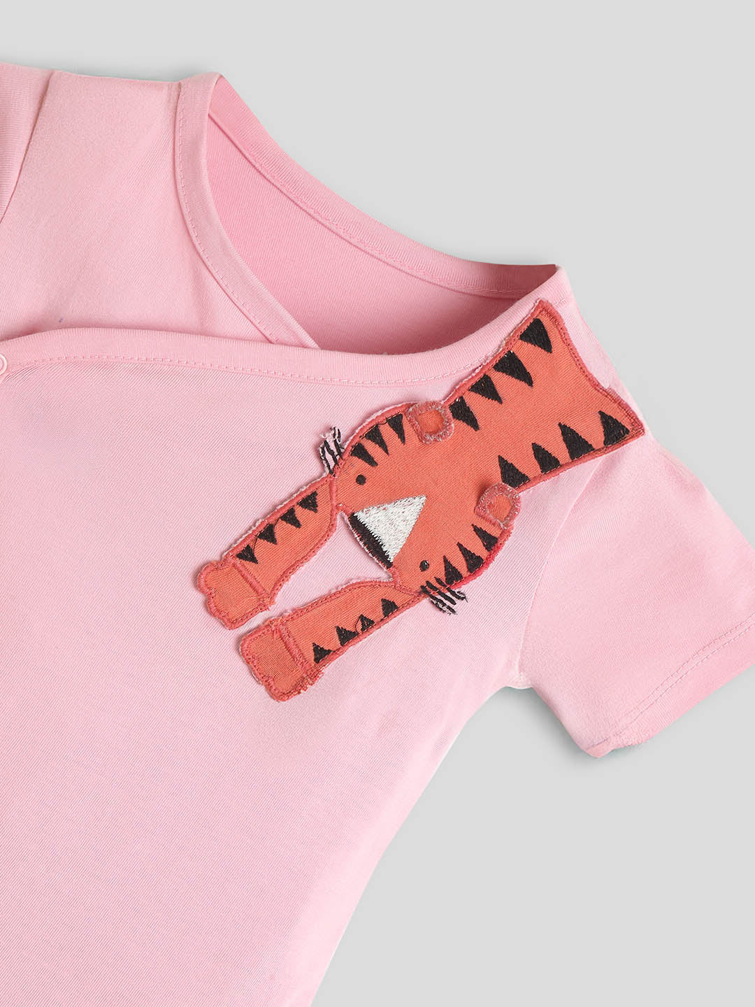 Pink Cotton Bodysuit