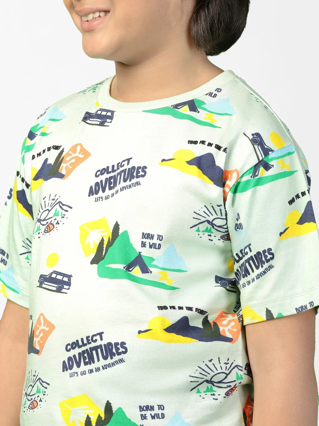 Boys Adventure Print T-Shirt & Joggers Set